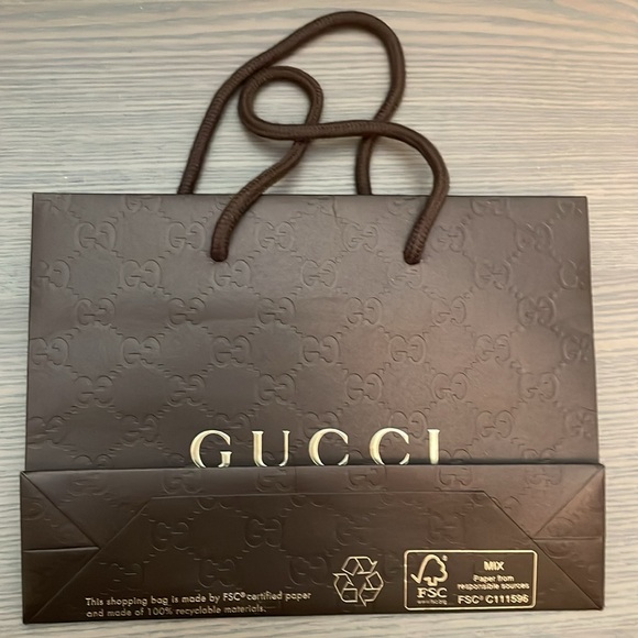 NEW Authentic Gucci gift bag approximately 6.75x9 inches. - Picture 4 of 6